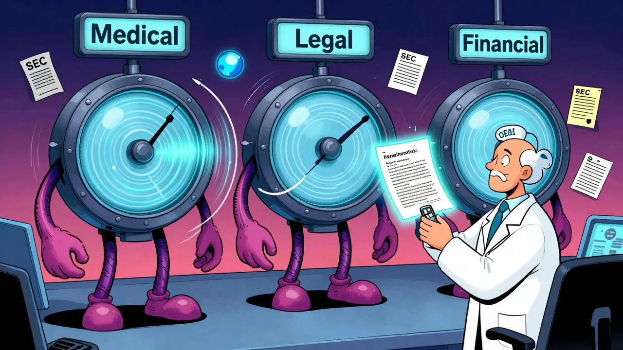 Three dials control a wobbly LLM monster, with knowledge flowing from English to Slovenian documents via a DEAL remote.