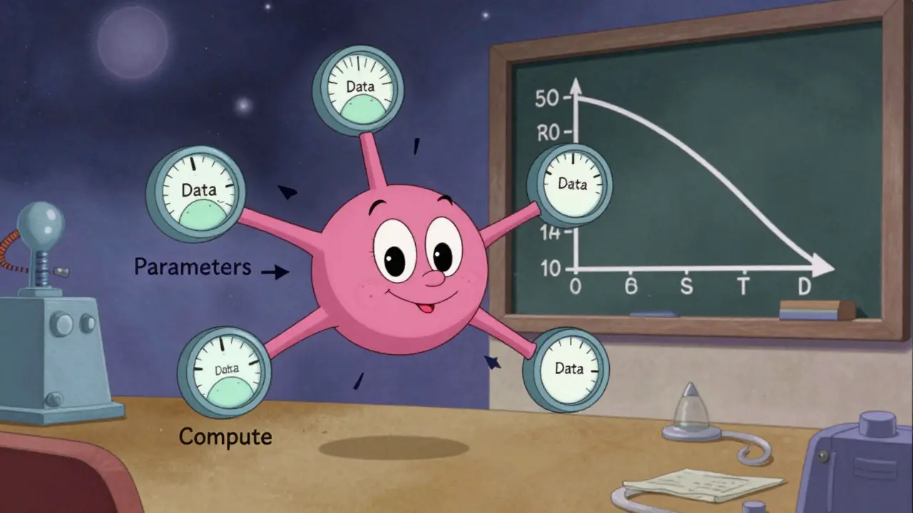 Scaling Laws in Generative AI: Why More Parameters Improve Model Performance