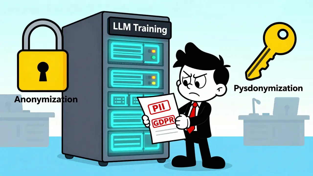 Anonymization vs Pseudonymization in LLM Workflows: A Practical Guide