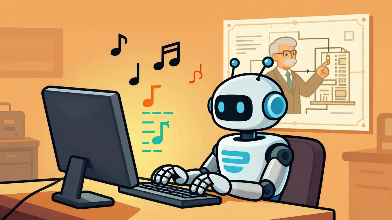 Coding robot generating code under human architect supervision