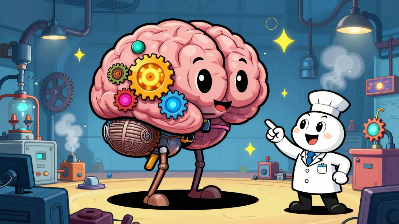 Efficient AI brain using only necessary parts