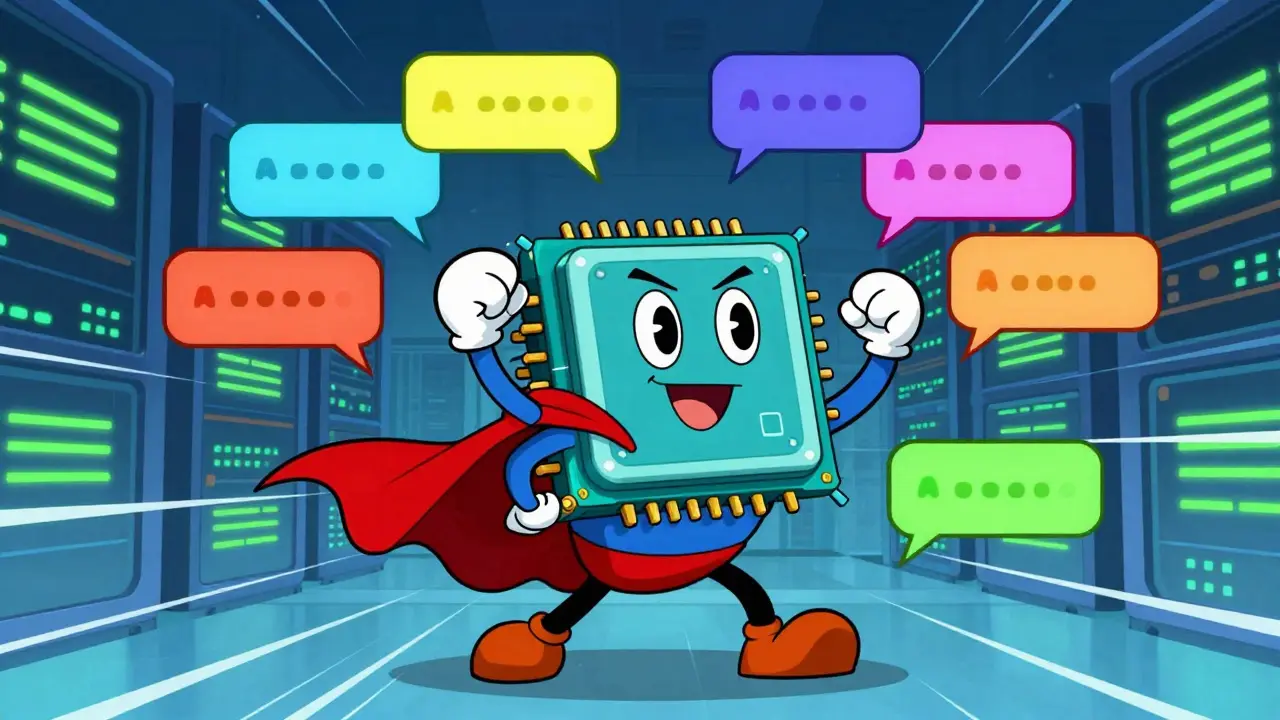 Superhero GPU managing continuous batch requests dynamically