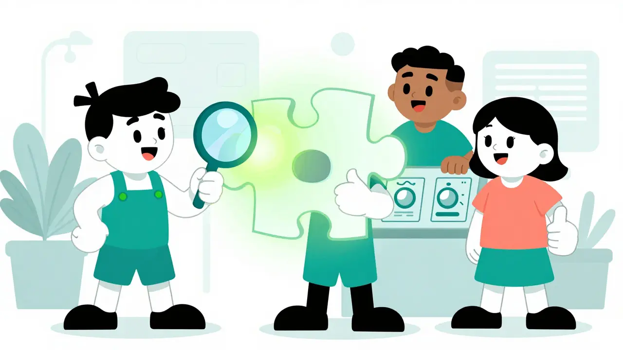 Team validating accessible UI components with tools and approval